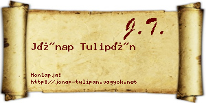 Jónap Tulipán névjegykártya